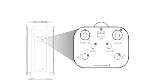 Power Audio Klipsch New York Bluetooth Mikrofon Czarny