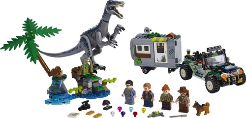 Конструктор Lego Jurassic World столкновение с бариониксом: охота за сокровищами (75935)