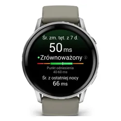 Zegarek sportowy GARMIN Venu 4 45mm Srebrno-szary