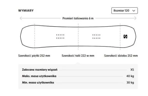 Deska snowboardowa Salomon Grace + wiązania Goodtime XS Black 2024