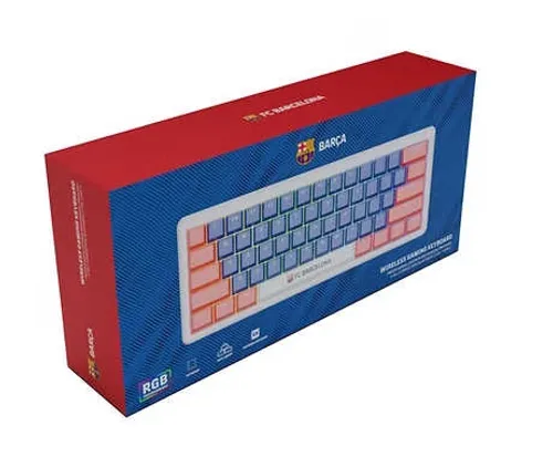 Klawiatura mechaniczna OCPC Gaming FCB KR2 Wireless 3w1 Niebiesko-czerwony