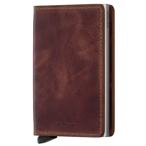 Slimwallet Secrid RFID Vintage-brown koruması