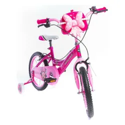 Rower dziecięcy HUFFY Disney Myszka Minnie 16 cali dla dziewczynki Różowy