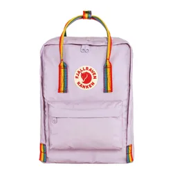 Fjallraven Kanken Rainbow Sırt Çantası-pastel lavanta / rainbow pattern