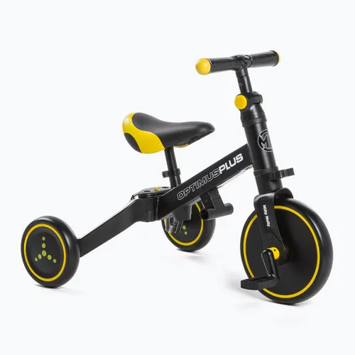 Rowerek biegowy trójkołowy Milly Mally 4w1 Optimus Plus black