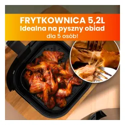 Air fryer Extralink Home SJ-520 1600W 5,2l Aplikacja mobilna