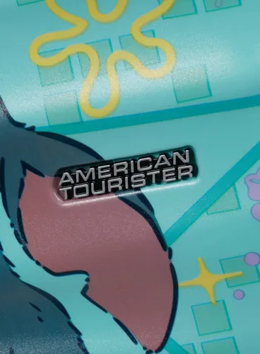 Walizka średnia American Tourister Wavebreaker Disney - Stitch flower