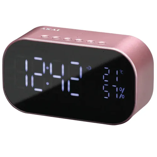 Radiobudzik AKAI ABTS-S2G Złoty