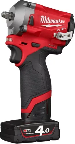 Darbe anahtarı mı? Milwaukee M12 FIW38-422X (2 pil, şarj cihazı, bavul)