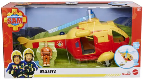 Helikopter SIMBA Strażak Sam Wallaby II + figurka