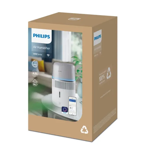 Nawilżacz ewaporacyjny Philips HU5710/00 Higrostat 4,5l 56m2