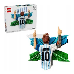 LEGO Editions 43018 Lionel Messi cieszynka, zestaw klocków 14+