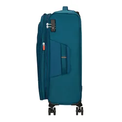 Walizka poszerzana średnia American Tourister Crosstrack - navy/orange