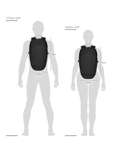 Городской противоугонный рюкзак Pacsafe ECO 25-econyl Tidal teal