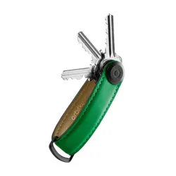 Skórzane etui organizer na klucze Orbitkey 2.0 Leather - island green