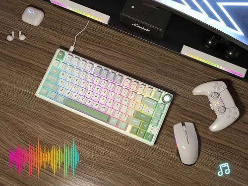 Klawiatura ROYAL KLUDGE R75 Sky Cyan K Silver Switch