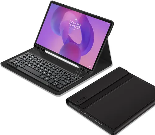 Etui z klawiaturą TECH-PROTECT SC Pen + Keyboard do Lenovo Idea Tab Pro/Pro MT 12.7 TB-373 Czarny