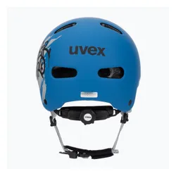 Kask dziecięcy UVEX Kid 4 Style super hero blue matt