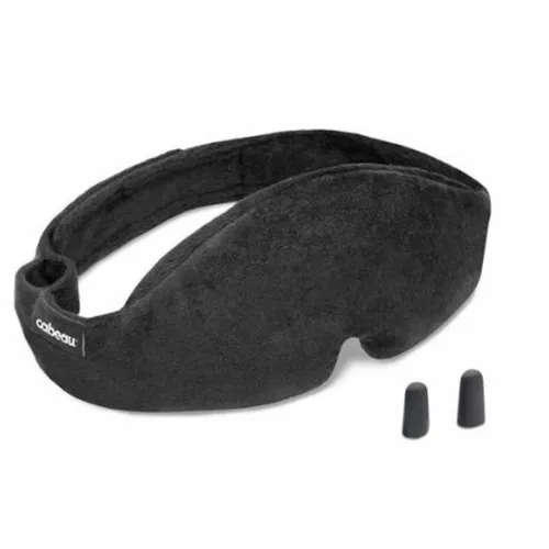 Zestaw Cabeau: poduszka podróżna Evolution Pillow S3 + opaska Midnight Magic Sleep Mask