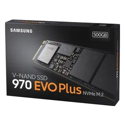 Samsung 970 EVO Plus SSD 500 GB M. 2 2280 PCI-E x4 Gen3 NVMe (MZ-V7S500BW)