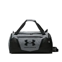Bag Under Armour UA necontestat 5.0 Duffle MD 1369223-012 Pitch Graymedium Heather / Negru / Negru