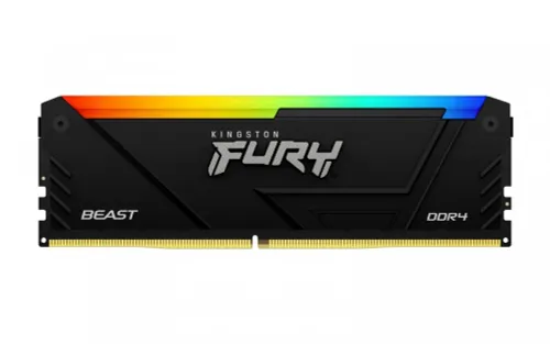 Pamięć RAM Kingston FURY Beast RGB DDR4 32GB (2 x 16GB) 3600 CL18 Czarny