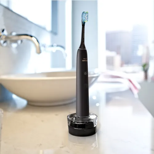 Zestaw Szczoteczek sonicznych PHILIPS HX9914/57 (biała/czarna) + szklanka z funkcją ładowania