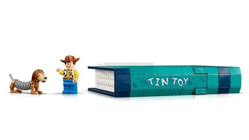 LEGO Disney 43301 Toy Story Cienki podpórki pod książki, zestaw klocków 18+