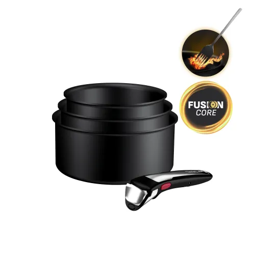 Zestaw garnków Tefal Ingenio Excellence+ P0079002 Indukcja Aluminium 4 elementy