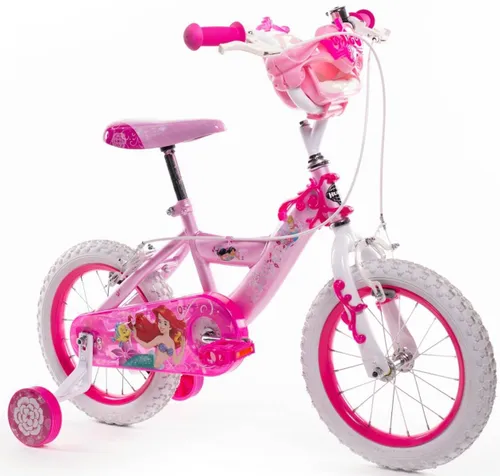 Rower dziecięcy HUFFY Disney Princess 14 cali dla dziewczynki Różowy