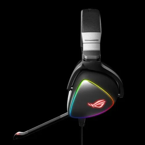 Наушники геймерские / игровые Asus ROG Delta RGB черный (90YH00Z1-B2UA00)