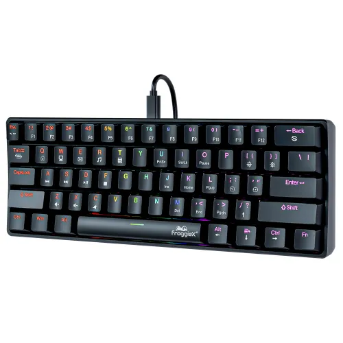 FroggieX RavenStrike RGB Outemu Red Czarny