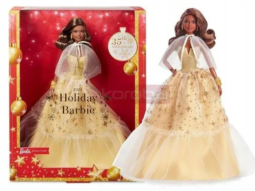 LALKA BARBIE Signature Holiday lalka kolekcjonerska, świąteczna HJX05