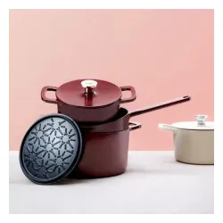 FISSLER Moments 2,6 l - garnek żeliwny z pokrywką