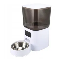 Dozownik Karmy NUXIE Miska Dla Psa Kota Podwójna Jedzenia Podajnik Automatyczny Wi-Fi