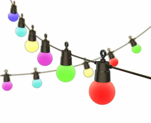 Girlanda LED Hama Wi-Fi RGB IP44 8m