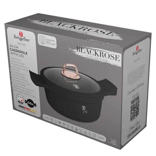 Garnek Tytanowy 24Cm Berlinger Haus Bh-1457 Black Rose