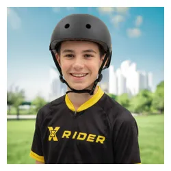 Kask XRIDER XRBH005M Czarny Miejski (rozmiar M)