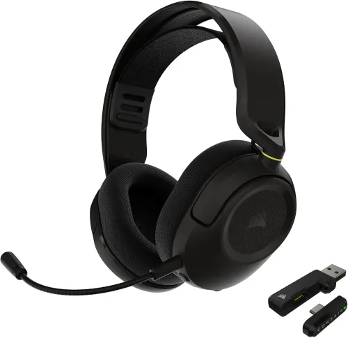 Słuchawki bezprzewodowe z mikrofonem Corsair HS35 V3 Wireless PlayStation Carbon CA-9011410-WW Nauszne Czarny