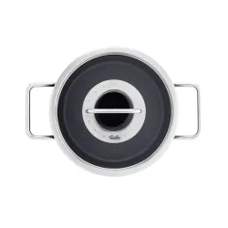 FISSLER Adamant 18 cm - garnek aluminiowy z pokrywką