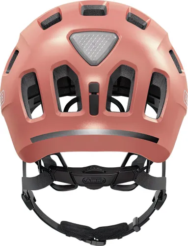 Kask rowerowy ABUS Youn-I 2.0 Różowy dla Dzieci z lampką (rozmiar M)