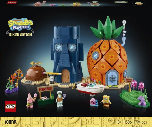 LEGO 11386 Icons SpongeBob Kanciastoporty: Bikini Dolne