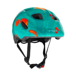 Kask rowerowy dziecięcy MET Hooray green fruit glossy