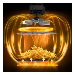 Air Fryer Frytkownica beztłuszczowa TEFAL FW402HE0 Easy Fry XL Surface Czarny