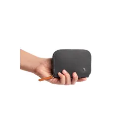 Кожаный кошелек унисекс Bellroy Folio Mini - угольный / кобальтовый