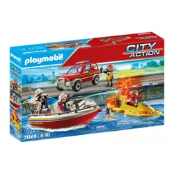 Playmobil City Набор фигурок 71569 Действия пожарной бригады