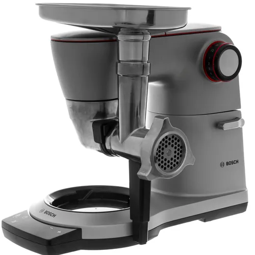 Robot kuchenny planetarny BOSCH MUM9BX5S65 Optimum 1600W z wagą, maszynką do mięsa i blenderem kielichowym