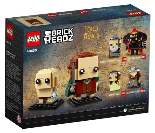 LEGO BrickHeadz Властелин колец Фродо и Голлум 40630