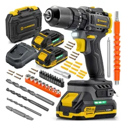 Wiertarko-wkrętarka Humberg HM-432 akumulatorowa 21V2 udar +2x bateria mega mocna