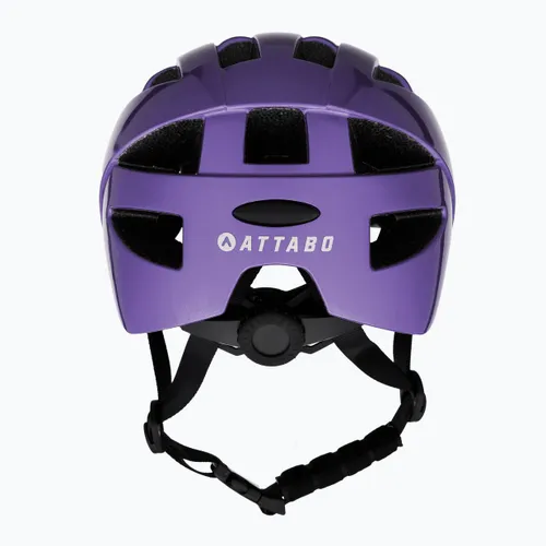 Kask rowerowy dziecięcy ATTABO K200 fioletowy